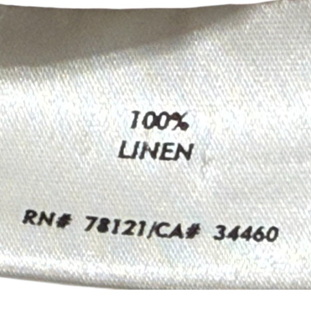 Eileen Fisher Handkerchief Linen Classic Collar Shirt Size L - Picture 10 of 10